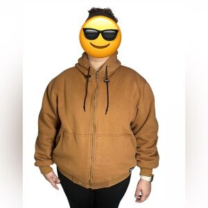 Walls Workwear Women’s Insulted Zip Hooded Sweatshirt Size XL